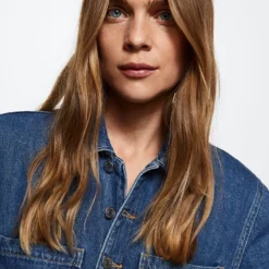 Mango Long Denim Jumpsuit -Mango popular store mango 7969 9770036 5