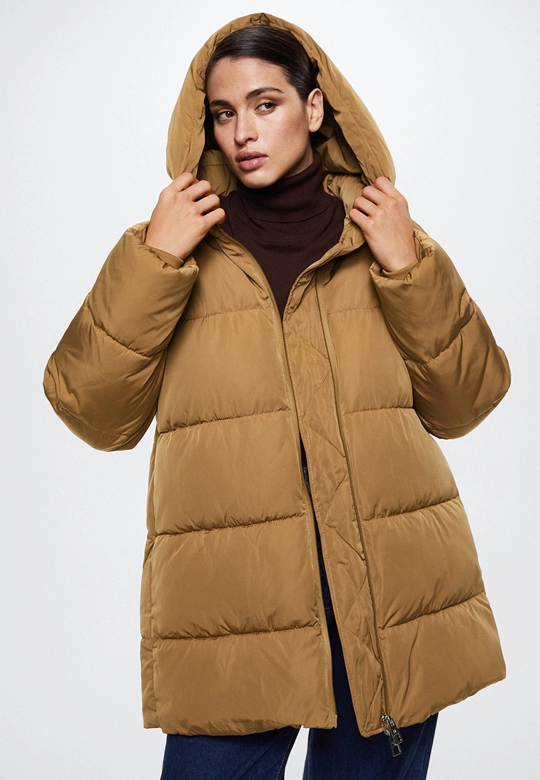 Mango Hood Quilted Coat 7 Mango Hood Quilted Coat - Image 5