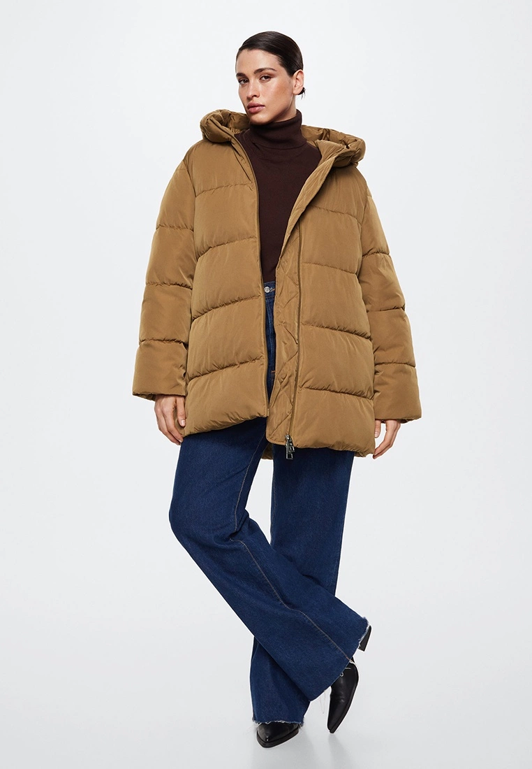 Mango Hood Quilted Coat 9 Mango Hood Quilted Coat - Image 7