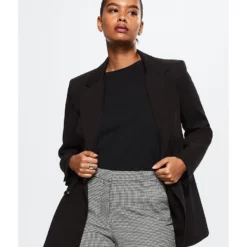 Mango Skinny Houndstooth Suit Trousers -Mango popular store mango 7978 5305626 6