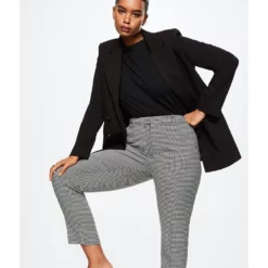 Mango Skinny Houndstooth Suit Trousers -Mango popular store mango 7978 5305626 7