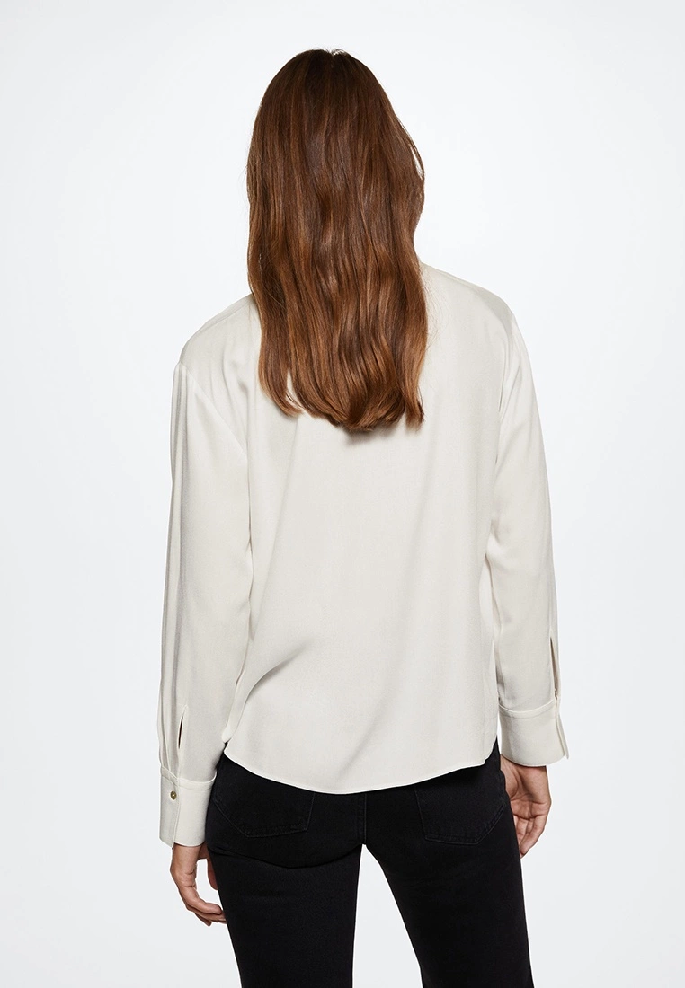Mango Nacre Buttoned Shirt 4 Mango Nacre Buttoned Shirt - Image 2