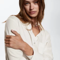 Mango Nacre Buttoned Shirt 11 Mango Nacre Buttoned Shirt -Mango popular store mango 7980 0621136 4