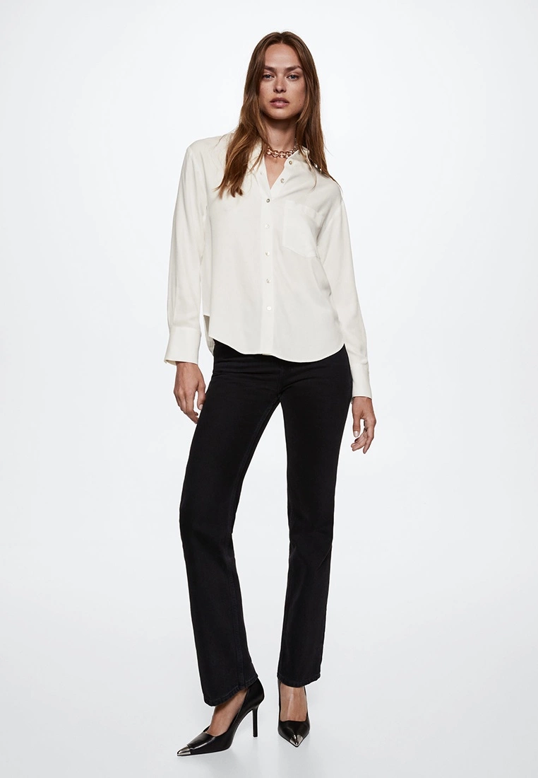 Mango Nacre Buttoned Shirt 8 Mango Nacre Buttoned Shirt - Image 6
