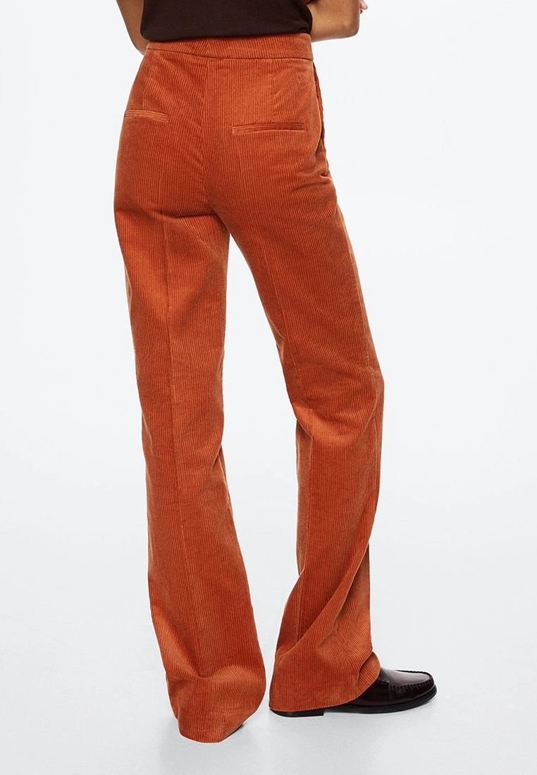 Mango Flared Corduroy Trousers 4 Mango Flared Corduroy Trousers - Image 2