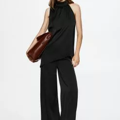 Mango Asymmetric Satin Blouse -Mango popular store mango 7994 5070036 5