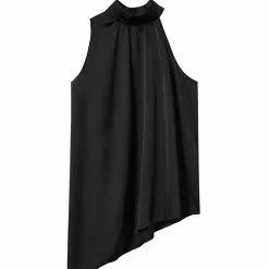 Mango Asymmetric Satin Blouse -Mango popular store mango 7994 5070036 7