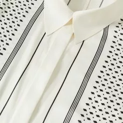 Mango Geometric Print Shirt -Mango popular store mango 7997 8821136 7