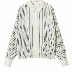 Mango Geometric Print Shirt -Mango popular store mango 7997 8821136 8
