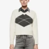 Mango Geometric Print Sweater -Mango popular store mango 8000 9080036 1