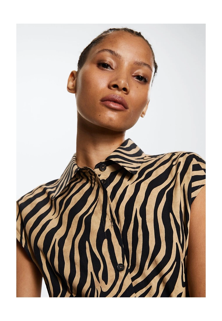 Mango Animal Print Dress 5 Mango Animal Print Dress - Image 3