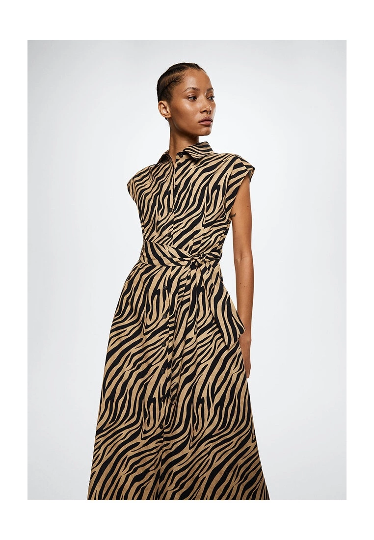Mango Animal Print Dress 6 Mango Animal Print Dress - Image 4
