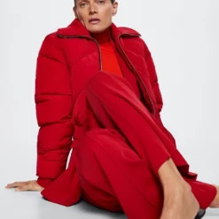 Mango Short Quilted Anorak -Mango popular store mango 8003 8698036 4