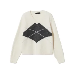 Mango Geometric Print Sweater -Mango popular store mango 8003 9080036 8