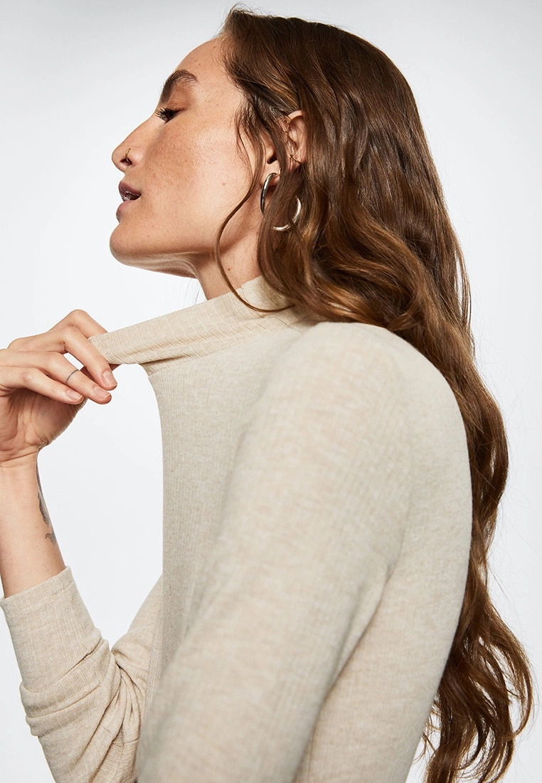 Mango Ribbed Long-Sleeved Top 5 Mango Ribbed Long-Sleeved Top - Image 3