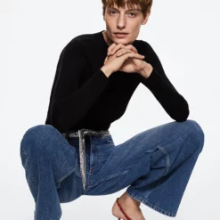 Mango High Collar Wool Sweater -Mango popular store mango 8064 7961036 3