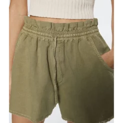 Mango Cotton Drawstring Waist Shorts -Mango popular store mango 8092 4391716 3