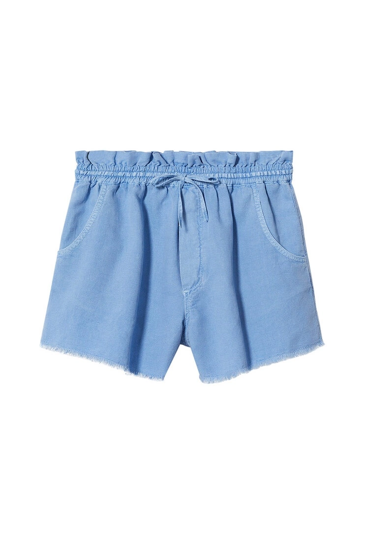 Mango Cotton Drawstring Waist Shorts 7 Mango Cotton Drawstring Waist Shorts - Image 5