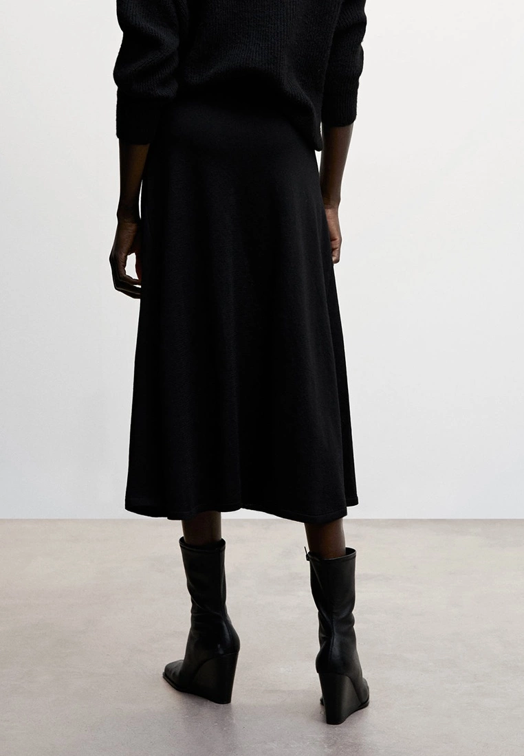 Mango Ribbed Midi Skirt 4 Mango Ribbed Midi Skirt - Image 2