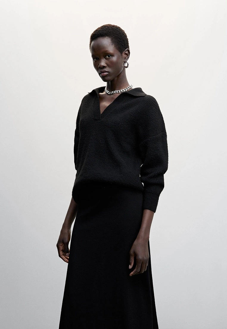 Mango Ribbed Midi Skirt 5 Mango Ribbed Midi Skirt - Image 3