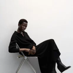 Mango Ribbed Midi Skirt 13 Mango Ribbed Midi Skirt -Mango popular store mango 8168 4552636 4