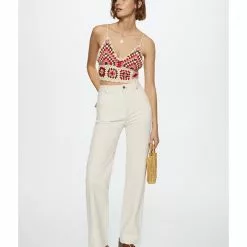 Mango Crochet Crop Top -Mango popular store mango 8181 0420816 4