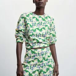 Mango Cotton Shorts -Mango popular store mango 8182 4632636 4