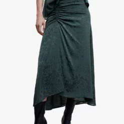 Mango Falda Midi Jacquard Skirt