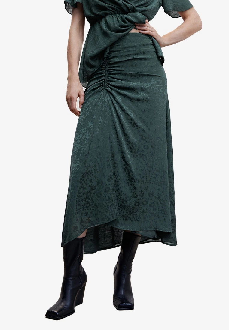 Mango Falda Midi Jacquard Skirt 3 Mango Falda Midi Jacquard Skirt