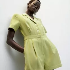 Mango Short Flowy Jumpsuit -Mango popular store mango 8197 0442636 4