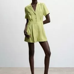 Mango Short Flowy Jumpsuit -Mango popular store mango 8197 0442636 5