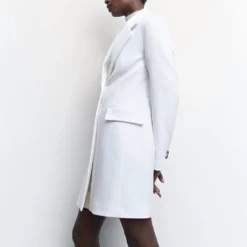 Mango Fitted Double-Button Coat -Mango popular store mango 8198 1729046 5