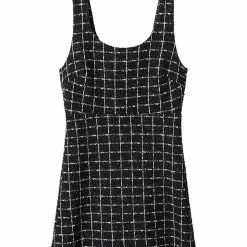 Mango Plaid Tweed Dress -Mango popular store mango 8213 1549046 8