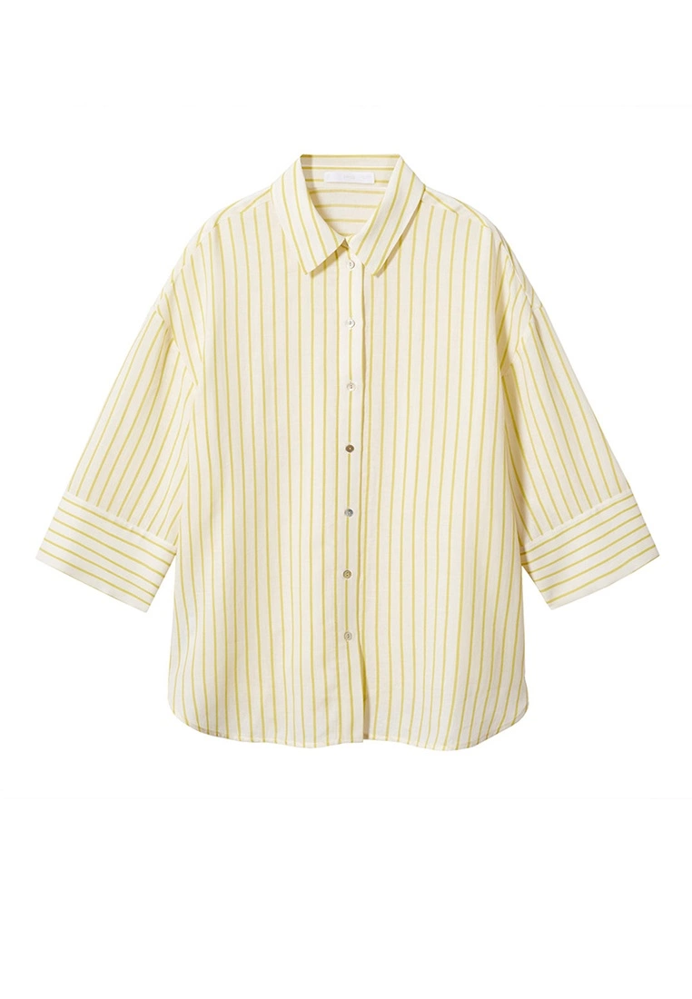 Mango Oversize Striped Shirt 8 Mango Oversize Striped Shirt - Image 6