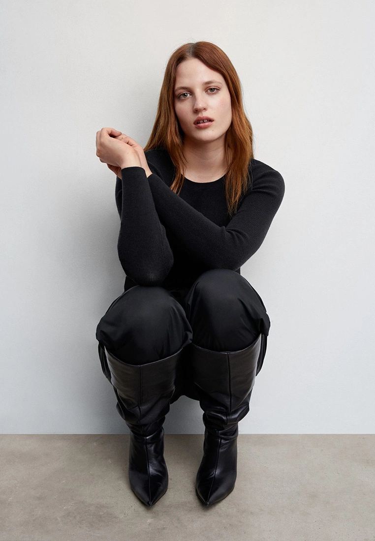 Mango Textured Round Neck Sweater 6 Mango Textured Round Neck Sweater - Image 4