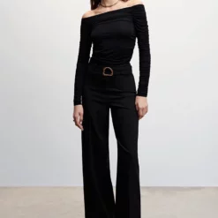 Mango Belt Straight-Fit Trousers -Mango popular store mango 8217 9862636 5