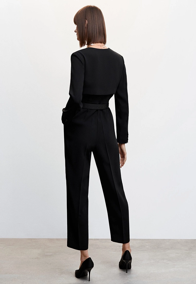 Mango Belt Long Jumpsuit 4 Mango Belt Long Jumpsuit - Image 2