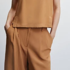 Mango Pleated Culottes Trousers -Mango popular store mango 8258 8377836 3