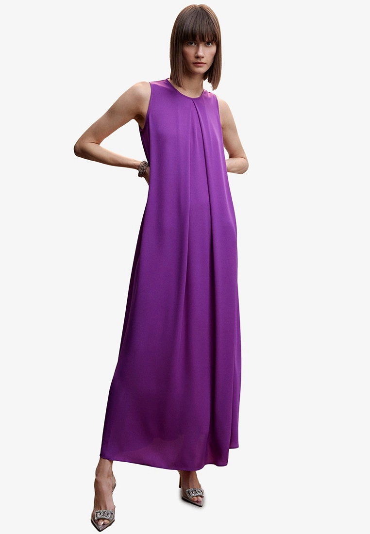 Mango Strap Flowy Dress 3 Mango Strap Flowy Dress