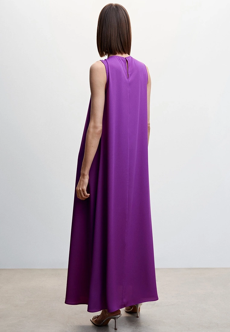 Mango Strap Flowy Dress 4 Mango Strap Flowy Dress - Image 2