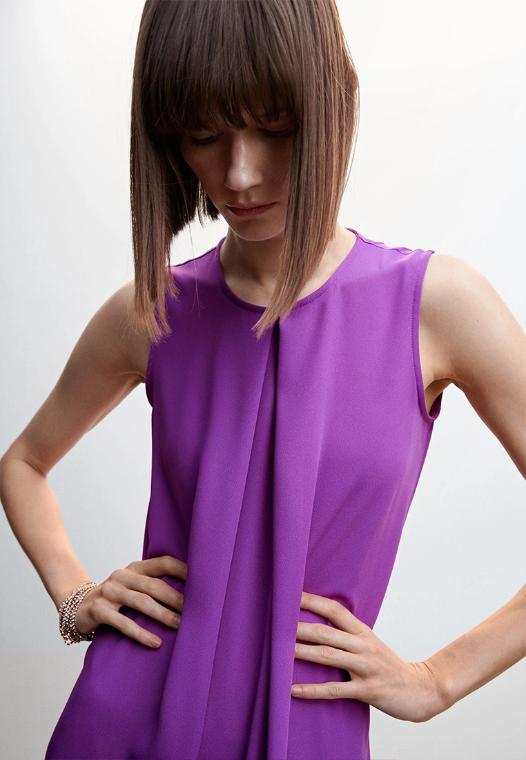 Mango Strap Flowy Dress 6 Mango Strap Flowy Dress - Image 4