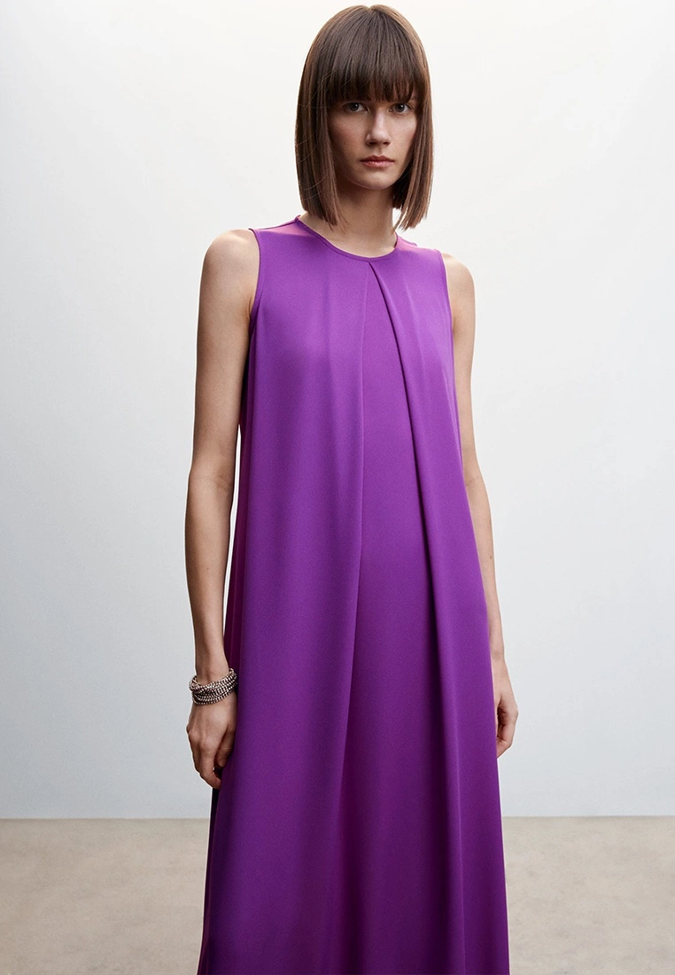 Mango Strap Flowy Dress 7 Mango Strap Flowy Dress - Image 5