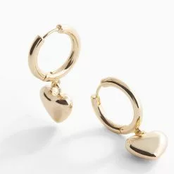 Mango Heart-Shape Earrings -Mango popular store mango 8262 2559046 2