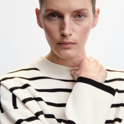 Mango Oversized Striped Sweater 11 Mango Oversized Striped Sweater -Mango popular store mango 8275 6687836 3