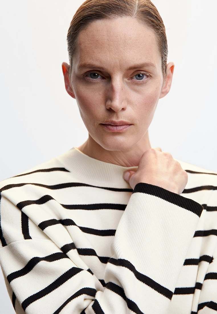 Mango Oversized Striped Sweater 5 Mango Oversized Striped Sweater - Image 3