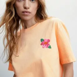 Mango Embroidered Cotton T-Shirt 10 Mango Embroidered Cotton T-Shirt -Mango popular store mango 8281 1477836 3