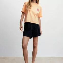 Mango Embroidered Cotton T-Shirt 11 Mango Embroidered Cotton T-Shirt -Mango popular store mango 8282 1477836 4