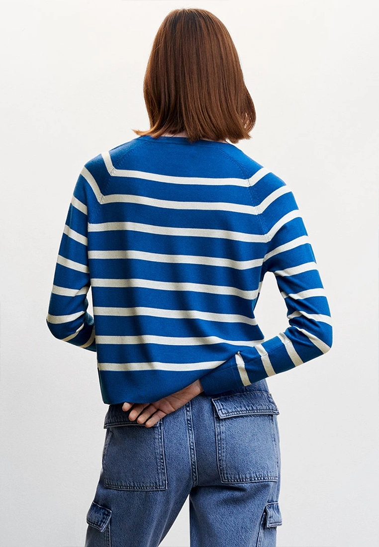 Mango Jersey Punto Fino Cuello Redondo 4 Mango Jersey Punto Fino Cuello Redondo - Image 2