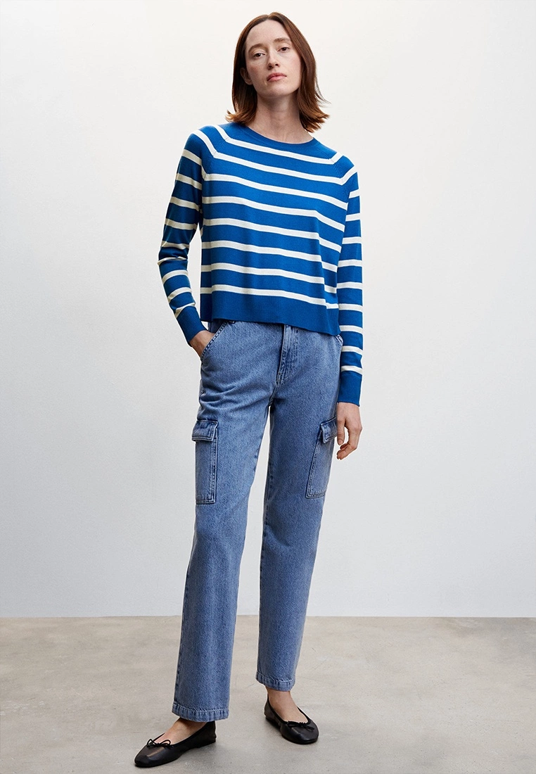 Mango Jersey Punto Fino Cuello Redondo 7 Mango Jersey Punto Fino Cuello Redondo - Image 5