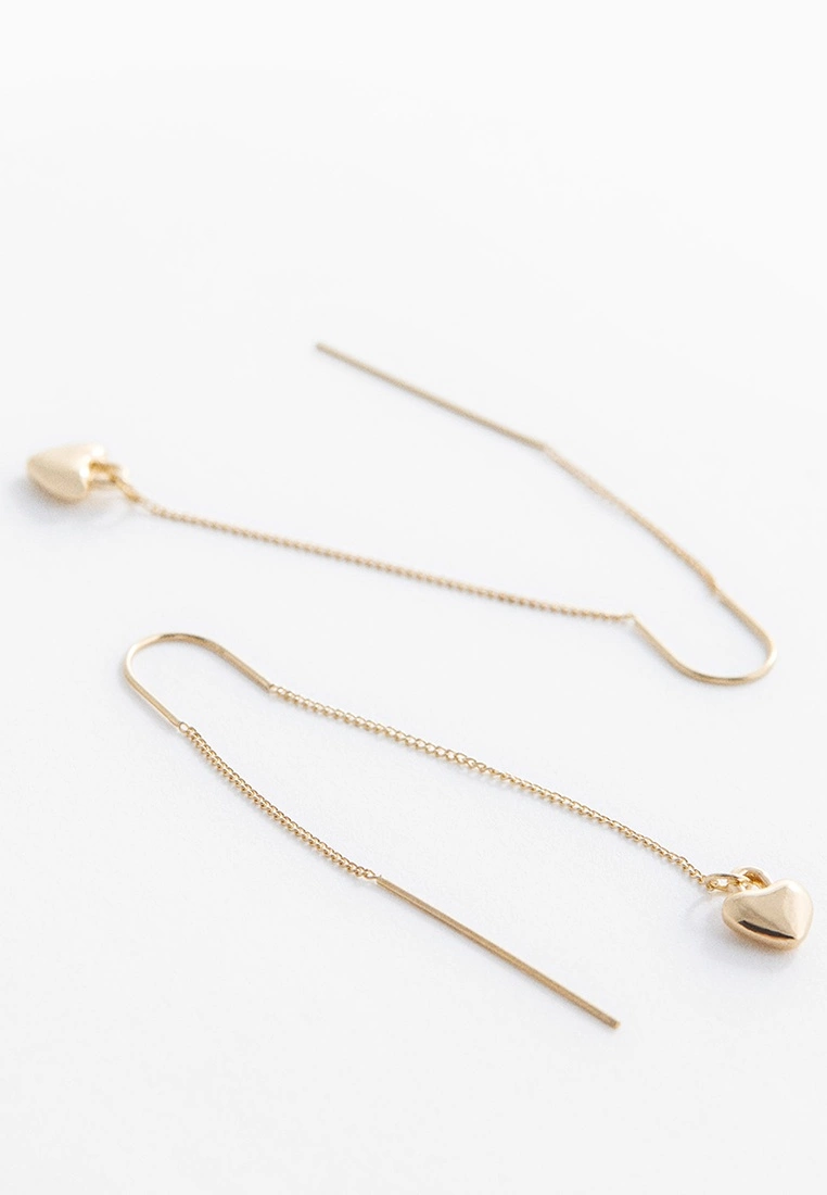 Mango Earrings Hearts Thread 4 Mango Earrings Hearts Thread - Image 2